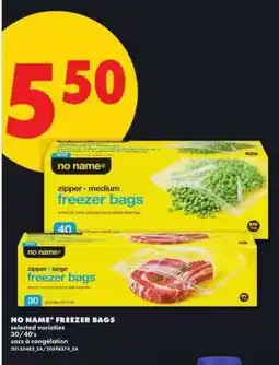 No Frills No Name Freezer Bags offer