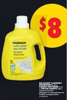 No Frills NO NAME Laundry Detergent offer