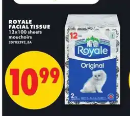 No Frills Royale Facial Tissue offer