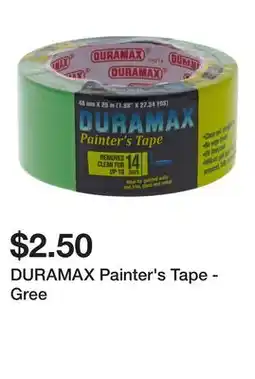 Dollarama DURAMAX Painter's Tape - Gree offer