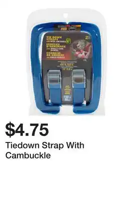 Dollarama Tiedown Strap With Cambuckle offer