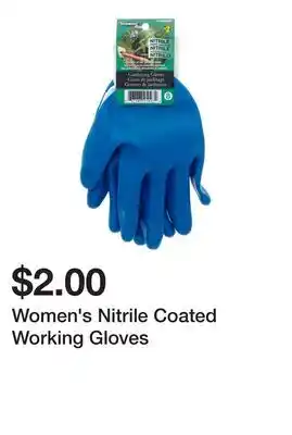 Dollarama Women's Nitrile Coated Working Gloves offer