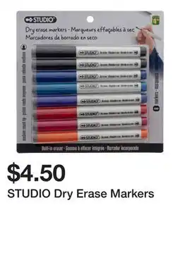 Dollarama STUDIO Dry Erase Markers offer