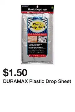Dollarama DURAMAX Plastic Drop Sheet offer