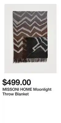 Holt Renfrew MISSONI HOME Moonlight Throw Blanket offer