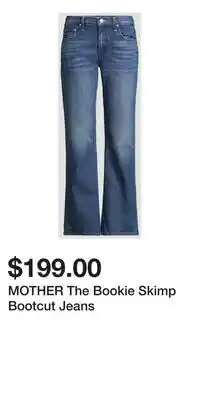 Holt Renfrew MOTHER The Bookie Skimp Bootcut Jeans offer
