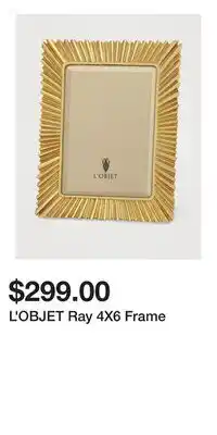 Holt Renfrew L'OBJET Ray 4X6 Frame offer