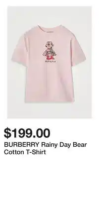 Holt Renfrew BURBERRY Rainy Day Bear Cotton T-Shirt offer