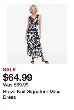 TSC Stores Brazil Knit Signature Maxi Dress offer