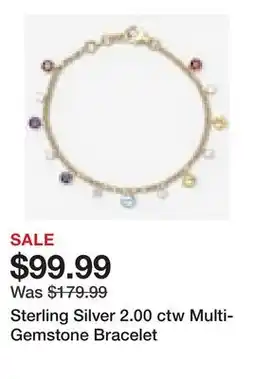 TSC Stores Sterling Silver 2.00 ctw Multi-Gemstone Bracelet offer
