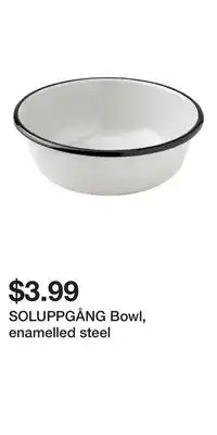 IKEA SOLUPPGÅNG Bowl, enamelled steel offer