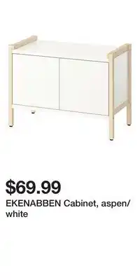 IKEA EKENABBEN Cabinet, aspen/white offer