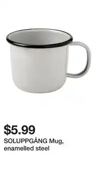 IKEA SOLUPPGÅNG Mug, enamelled steel offer