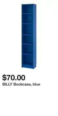 IKEA BILLY Bookcase, blue offer