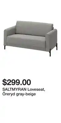 IKEA SALTMYRAN Loveseat, Öreryd gray-beige offer