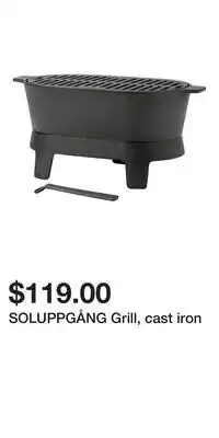 IKEA SOLUPPGÅNG Grill, cast iron offer