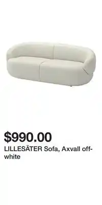IKEA LILLESÄTER Sofa, Axvall off-white offer