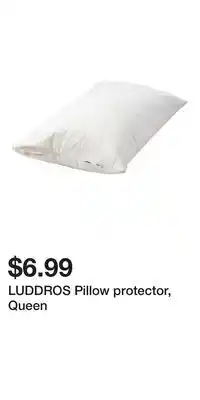 IKEA LUDDROS Pillow protector, Queen offer