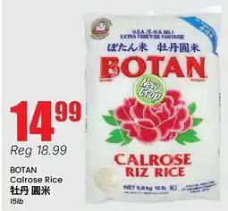 Btrust Supermarket BOTAN Calrose Rice offer