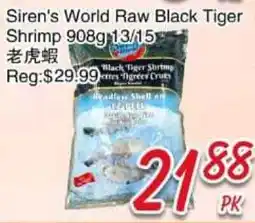 Foody Mart Siren's World Raw Black Tiger Shrimp offer