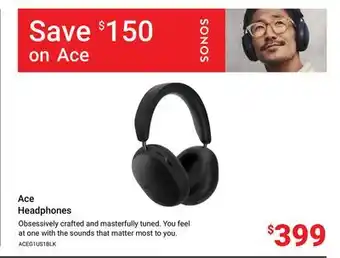 Visions Electronics Ace Headphones offer