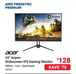 Visions Electronics Acer 24 Aopen Widescreen IPS Gaming Monitor offer