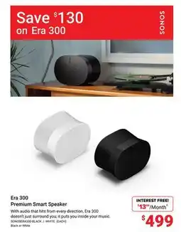Visions Electronics SONOS Era 300 Premium Smart Speaker offer