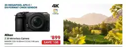 Visions Electronics Nikon Z 30 Mirrorless Camera offer