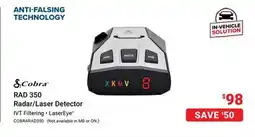 Visions Electronics Cobra RAD 350 Radar/Laser Detector offer