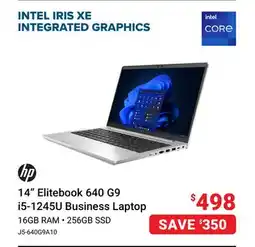 Visions Electronics HP 14 Elitebook 640 G9 i5-1245U Business Laptop offer
