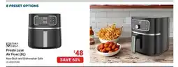 Visions Electronics Ultima Cosa Presto Luxe Air Fryer (6L) offer