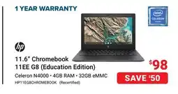 Visions Electronics HP 11.6 Chromebook 11EE G8 (Education Edition) offer