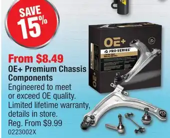 PartSource OE + Premium Chassis Components offer
