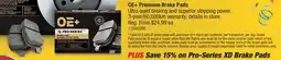 PartSource OE+ Premium Brake Pads offer