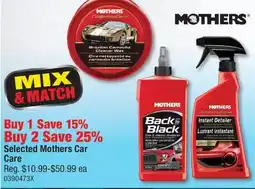 PartSource Selected Mothers Car Care offer