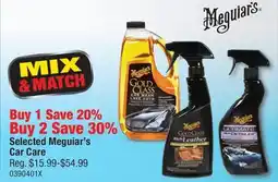 PartSource Selected Meguiar's Car Care offer