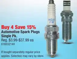 PartSource Automotive Spark Plugs Single Pk offer