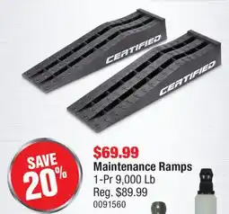 PartSource CERTIFIED Maintenance Ramps offer