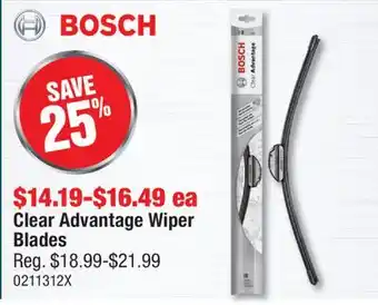 PartSource Clear Advantage Wiper Blades offer