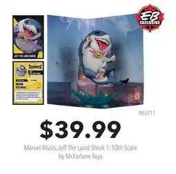 GameStop Marvel Rivals Jeff The Land Shark 1:10th Scale by McFarlane Toys offer