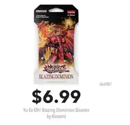 GameStop Yu-Gi-Oh! Blazing Dominion Booster by Konami offer