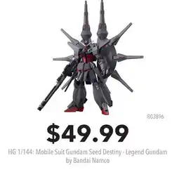 GameStop HG 1/144: Mobile Suit Gundam Seed Destiny - Legend Gundam by Bandai Namco offer