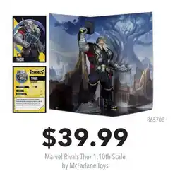 GameStop Marvel Rivals Thor 1:10th Scale by McFarlane Toys offer
