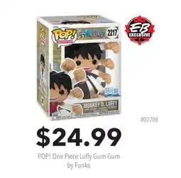 GameStop POP! One Piece Luffy Gum Gum by Funko offer