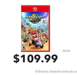 GameStop MARIOKART WORLD offer