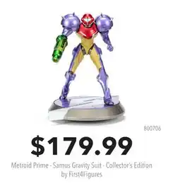 GameStop Metroid Prime - Samus Gravity Suit - Collector's Edition by First4Figures offer