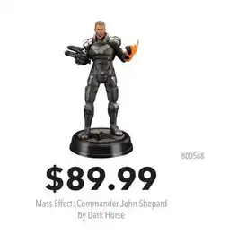 GameStop Mass Effect: Commander John Shepard by Dark Horse offer