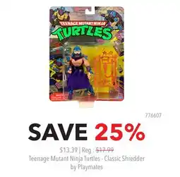 GameStop Teenage Mutant Ninja Turtles - Classic Shredder by Playmates offer