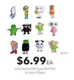 GameStop Italian Brainrot Mini Figure Blind Pack by Imports Dragon offer