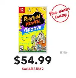 GameStop RHYTHM HEAVEN GROOVE offer